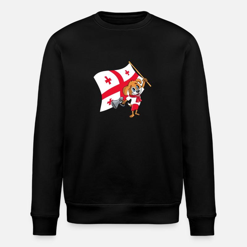 Georgia fan chien - Sweat bio ROLLER Stanley/Stella Unisexe - noir