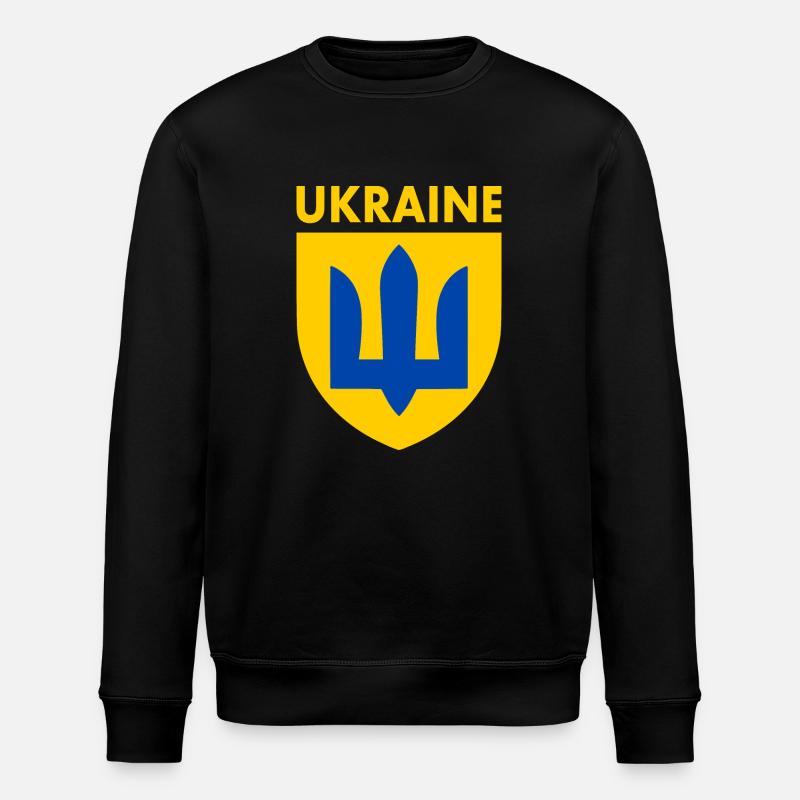 Ukraine - Stanley/Stella Unisex Bio-Sweatshirt ROLLER - Schwarz