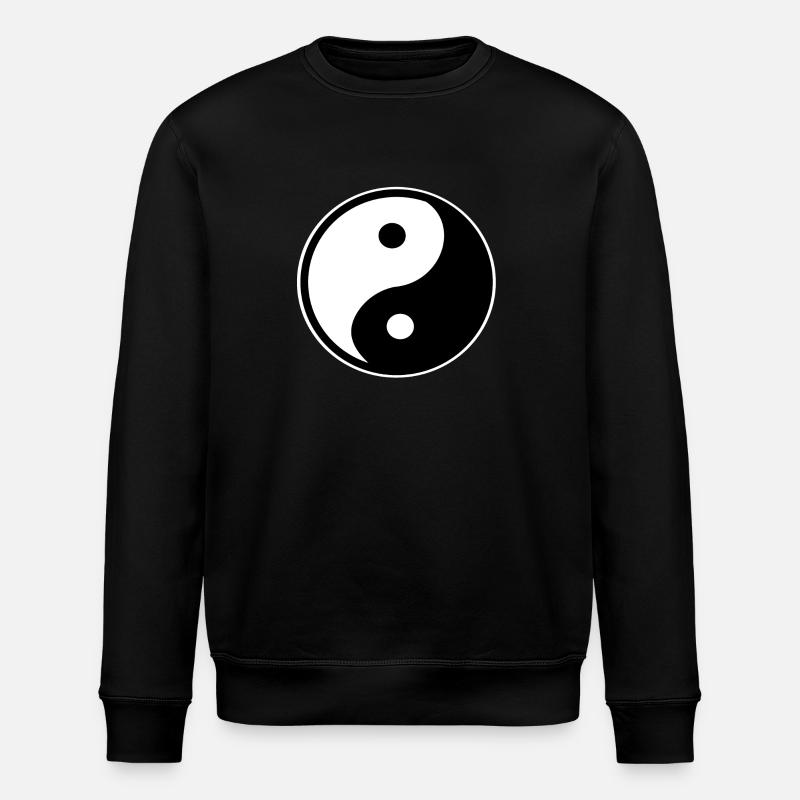 Ying Yang - Stanley/Stella Unisex Bio-Sweatshirt ROLLER - Schwarz