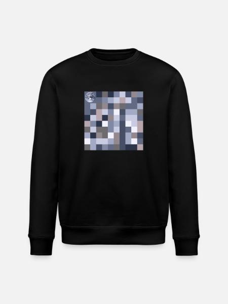 Pi mit Erdkugel - Stanley/Stella Unisex Bio-Sweatshirt ROLLER - Schwarz
