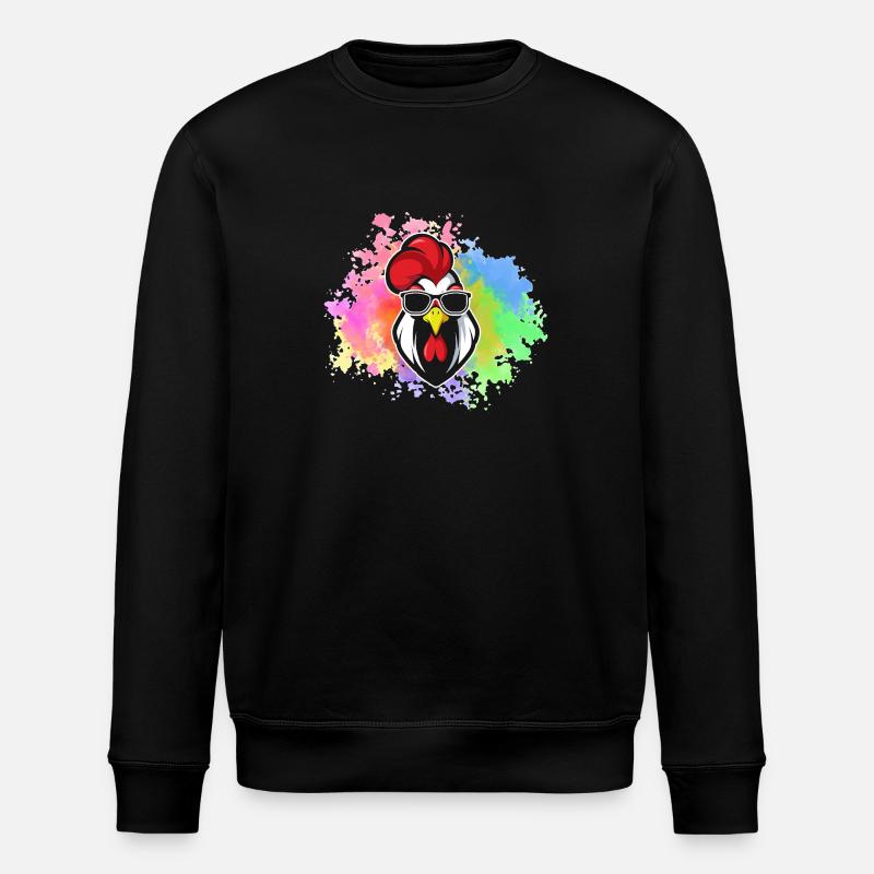 Poulet Coq - Sweat bio ROLLER Stanley/Stella Unisexe - noir