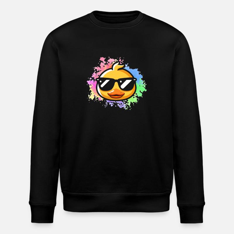 Ducks - Stanley/Stella ROLLER Unisex Organic Sweatshirt - black