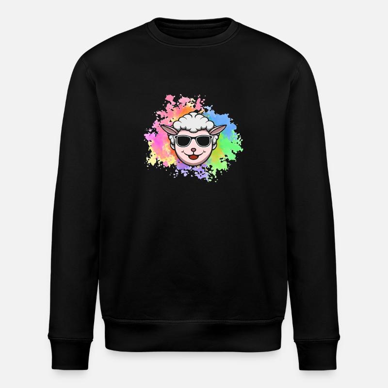 Shepherd Sheep - Stanley/Stella ROLLER Unisex Organic Sweatshirt - black