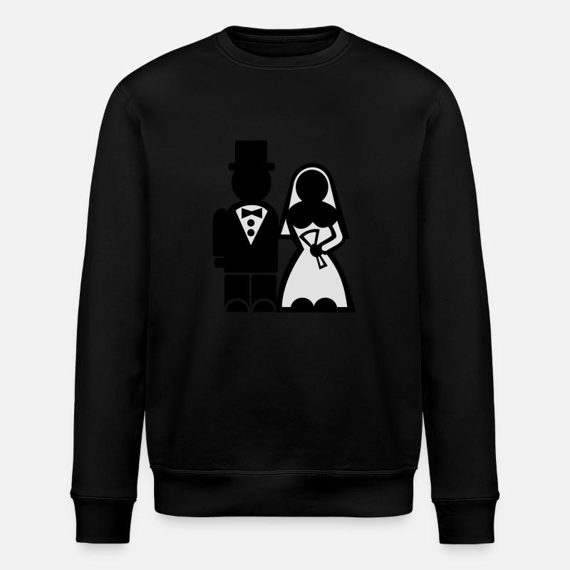 Bachelor Party - Wedding - Stanley/Stella ROLLER Unisex Organic Sweatshirt - black