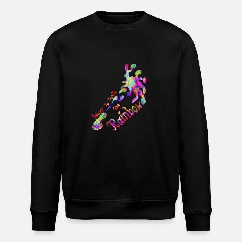 Taste the Rainbow - Stanley/Stella Unisex Bio-Sweatshirt ROLLER - Schwarz