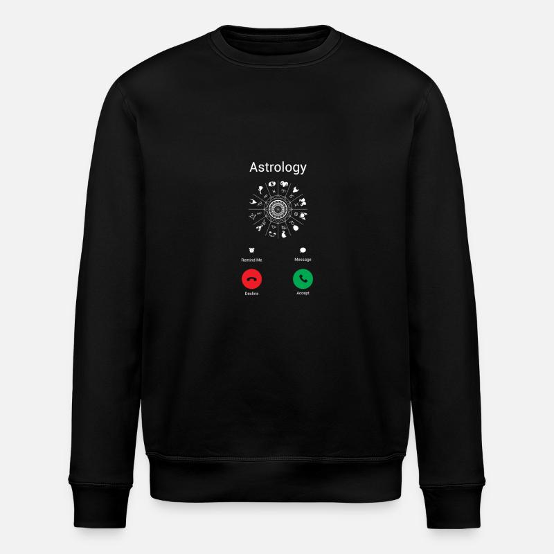 Astrologie ruft! - Stanley/Stella Unisex Bio-Sweatshirt ROLLER - Schwarz