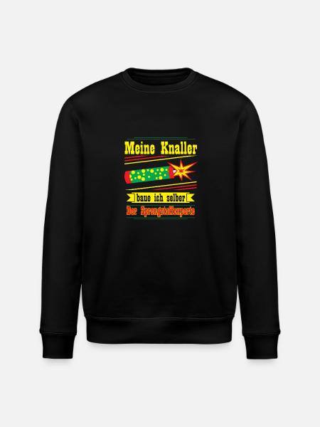 Sprengstoffexperte, silvester - Stanley/Stella Unisex Bio-Sweatshirt ROLLER - Schwarz