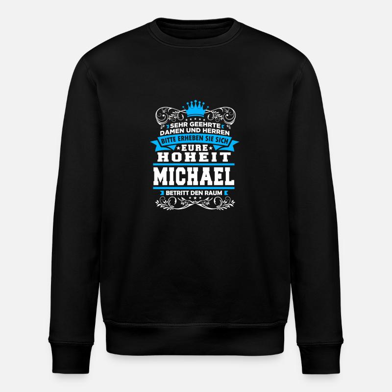 Eure Hoheit - Michael - Stanley/Stella Unisex Bio-Sweatshirt ROLLER - Schwarz