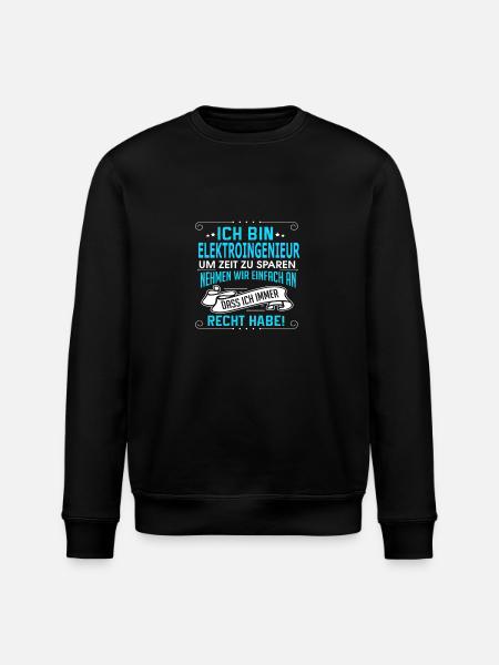 ELEKTROINGENIEUR - Stanley/Stella Unisex Bio-Sweatshirt ROLLER - Schwarz