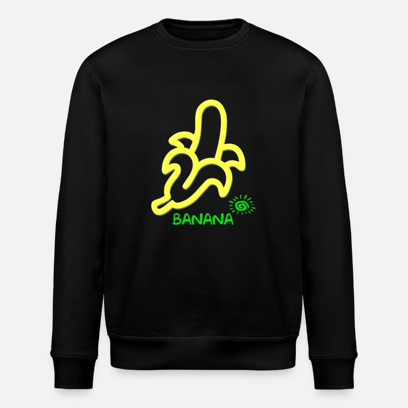 BANANE - Sweat bio ROLLER Stanley/Stella Unisexe - noir