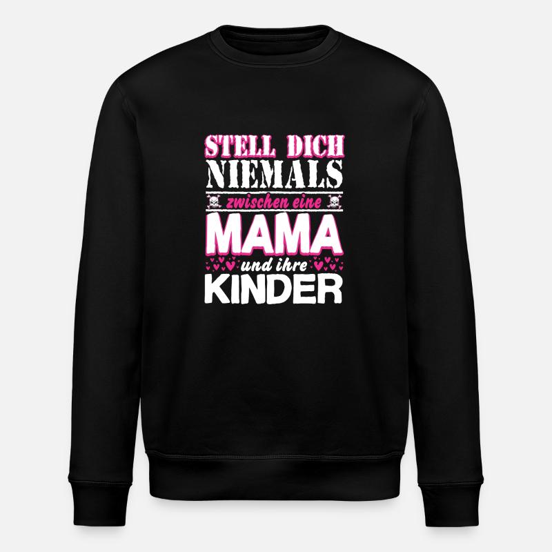 -Mama - Stanley/Stella Unisex Bio-Sweatshirt ROLLER - Schwarz