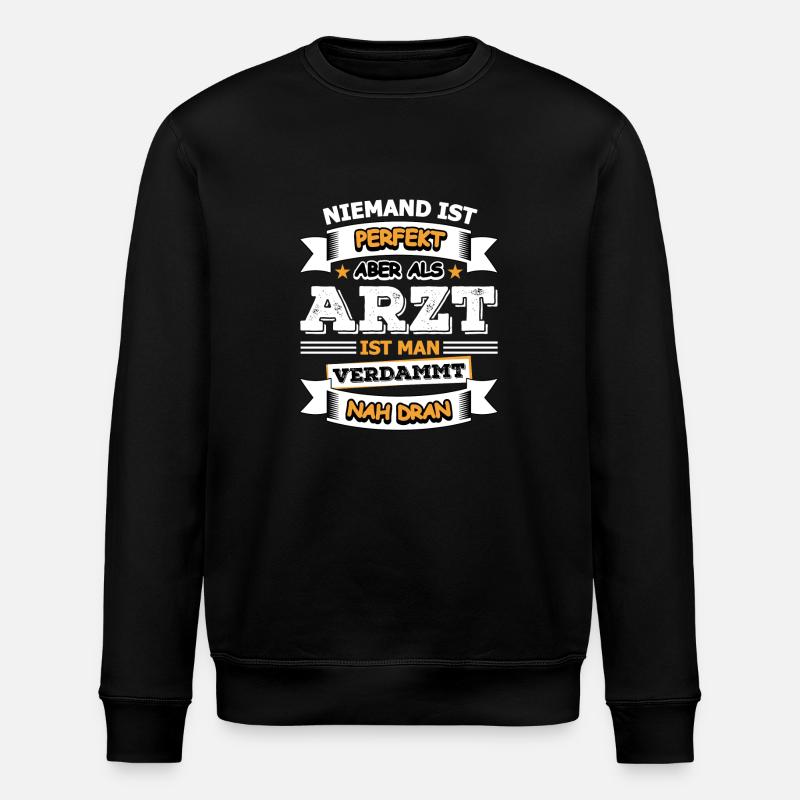 Arzt - Stanley/Stella Unisex Bio-Sweatshirt ROLLER - Schwarz