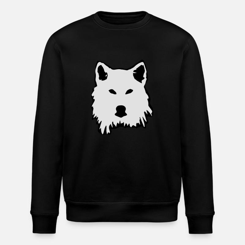 wolf - Sweat bio ROLLER Stanley/Stella Unisexe - noir