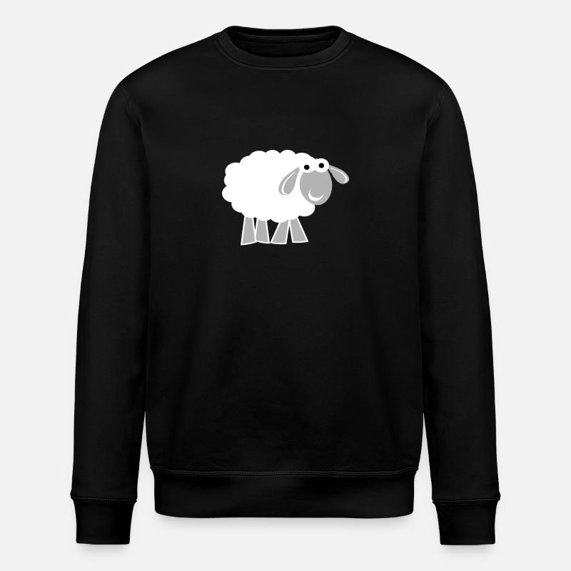sheep - Stanley/Stella ROLLER Unisex Organic Sweatshirt - black
