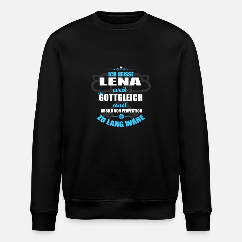 LENA-Geschenk - Stanley/Stella Unisex Bio-Sweatshirt ROLLER - Schwarz
