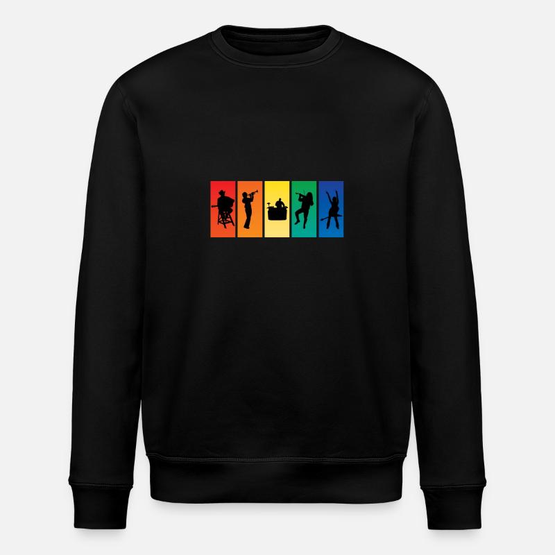 musicien - Sweat bio ROLLER Stanley/Stella Unisexe - noir
