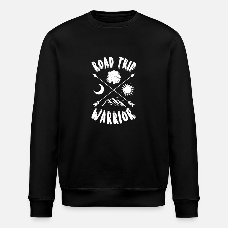 Road Trip - Road Trip - Stanley/Stella ROLLER Unisex Organic Sweatshirt - black
