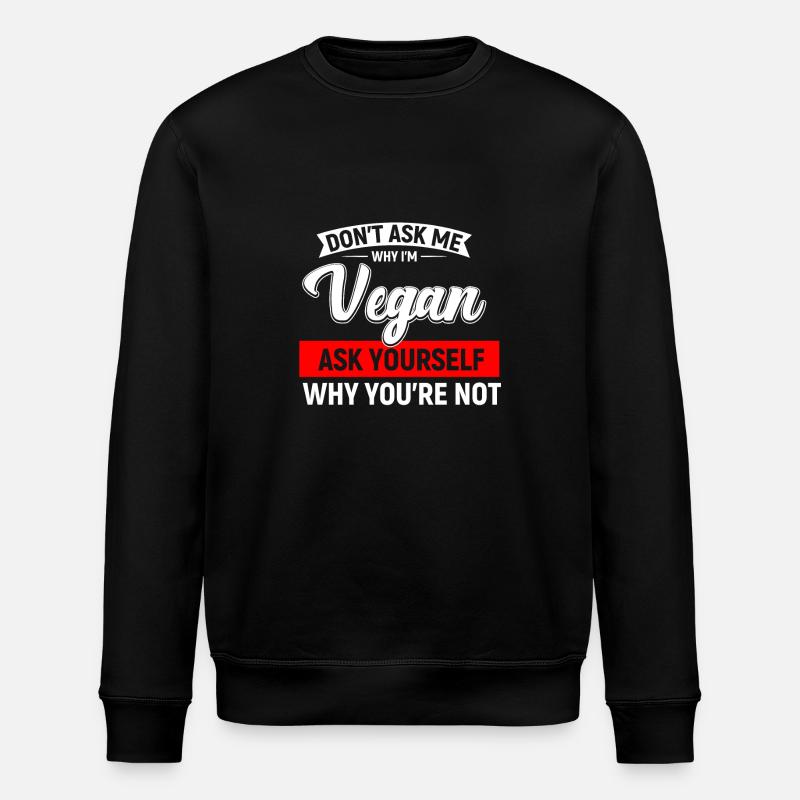 vegan - Stanley/Stella ROLLER Unisex Organic Sweatshirt - black