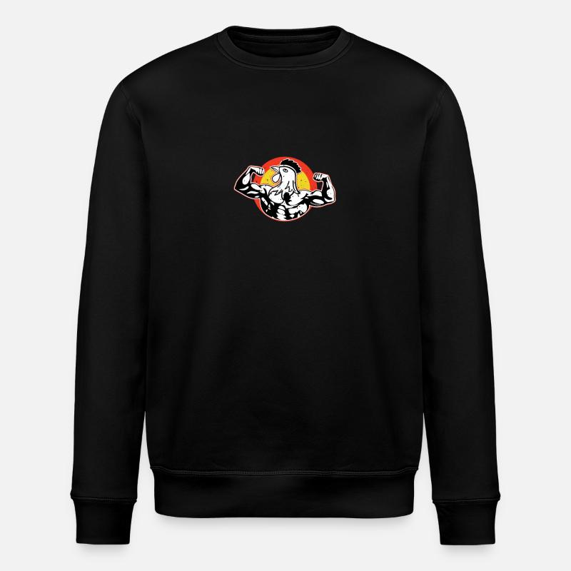 Tough Rooster - Stanley/Stella Unisex Bio-Sweatshirt ROLLER - Schwarz