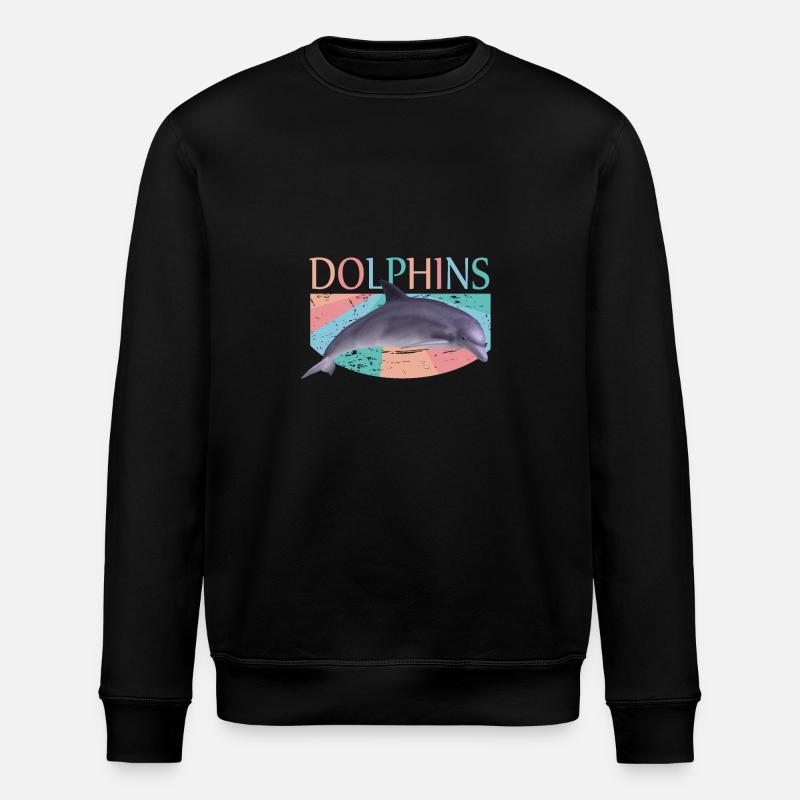 Delfin - Stanley/Stella Unisex Bio-Sweatshirt ROLLER - Schwarz