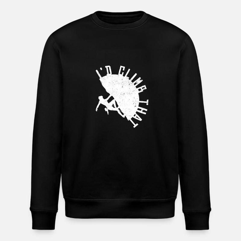 Climb - Stanley/Stella ROLLER Unisex Organic Sweatshirt - black