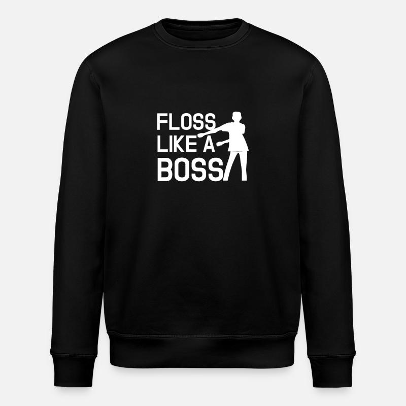 Floss Like A Boss - Stanley/Stella ROLLER Unisex Organic Sweatshirt - black