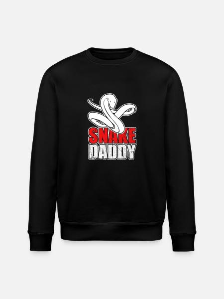 Snakes pet gift - Stanley/Stella ROLLER Unisex Organic Sweatshirt - black