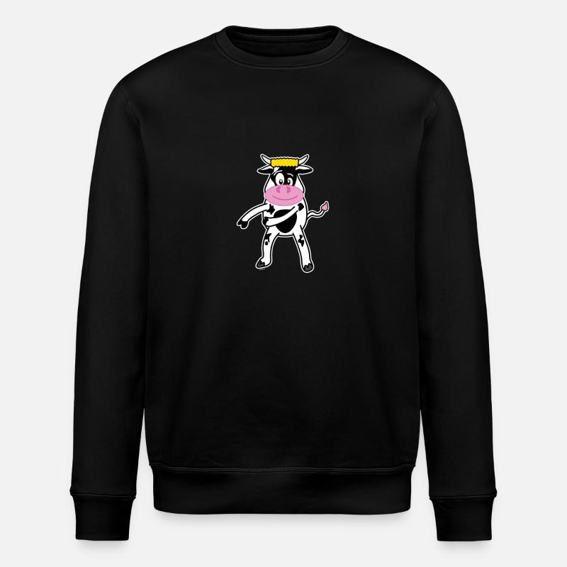 Floss Dance Move Kuh - Stanley/Stella Unisex Bio-Sweatshirt ROLLER - Schwarz