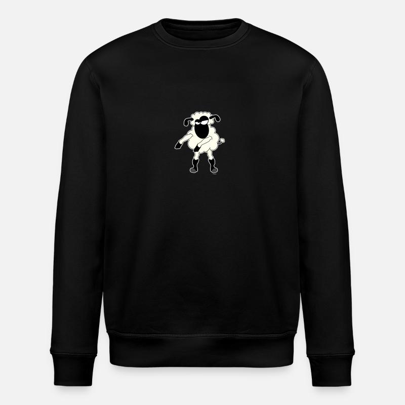 Floss Dance Move Schafe - Stanley/Stella Unisex Bio-Sweatshirt ROLLER - Schwarz