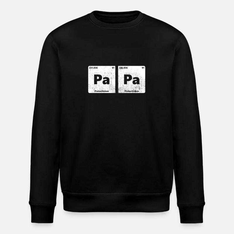 Tableau périodique PaPa - Sweat bio ROLLER Stanley/Stella Unisexe - noir