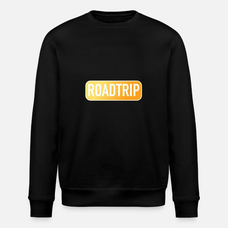 Road trip - Stanley/Stella ROLLER Unisex Organic Sweatshirt - black