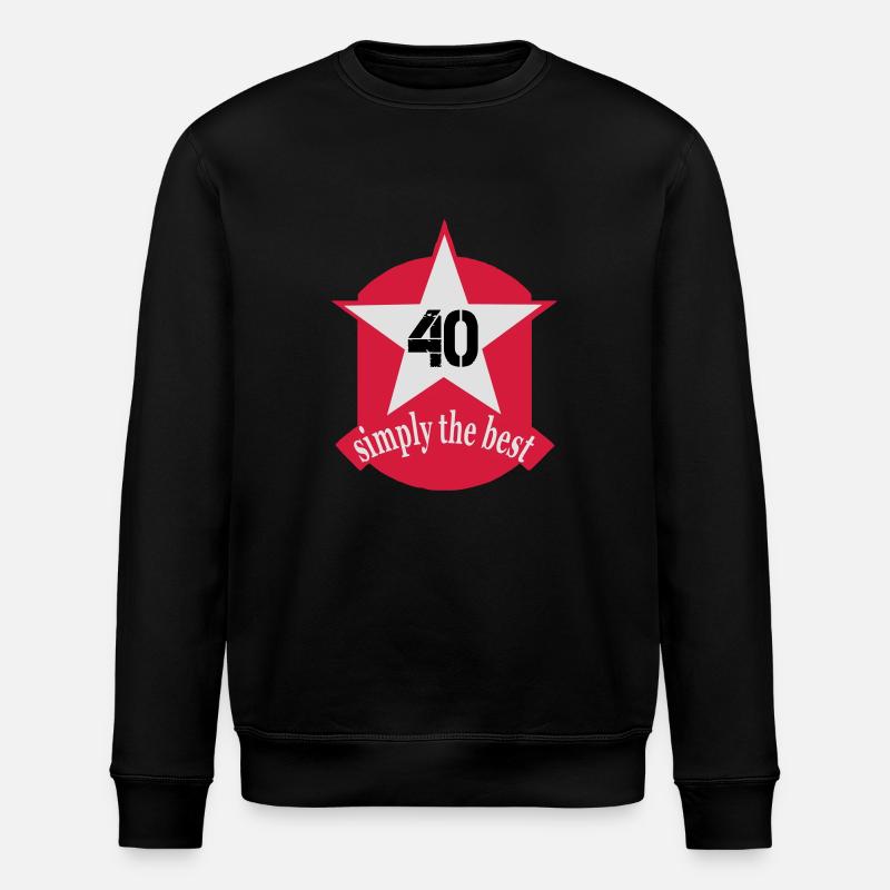 anniversaire - Sweat bio ROLLER Stanley/Stella Unisexe - noir