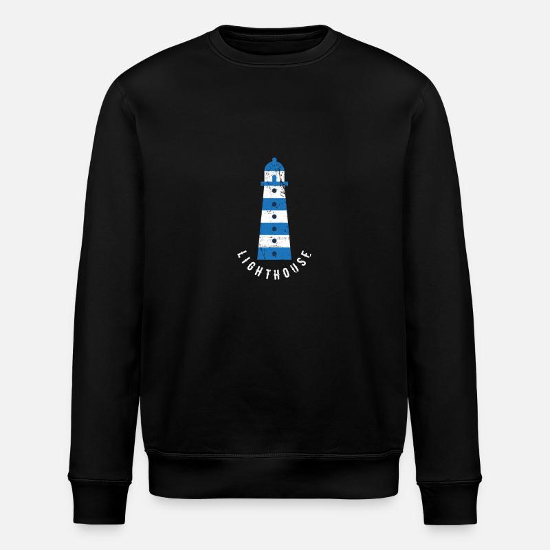 Light house - Leuchtturm - Stanley/Stella Unisex Bio-Sweatshirt ROLLER - Schwarz