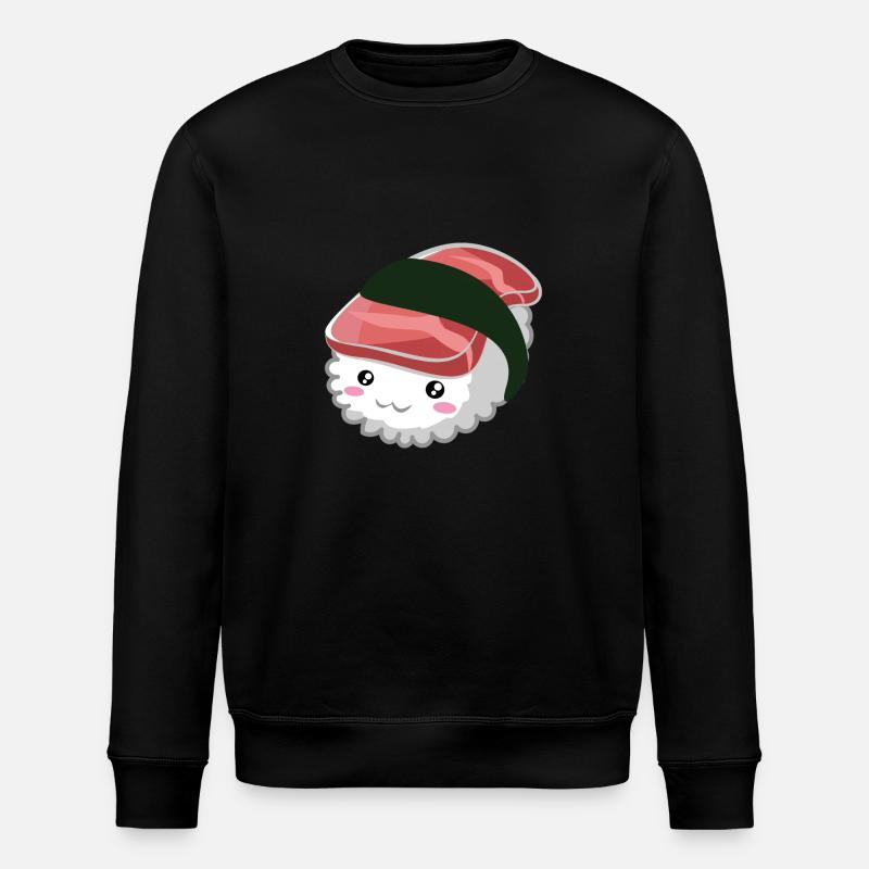 Saumon doux Nigiri Sushi - Sweat bio ROLLER Stanley/Stella Unisexe - noir