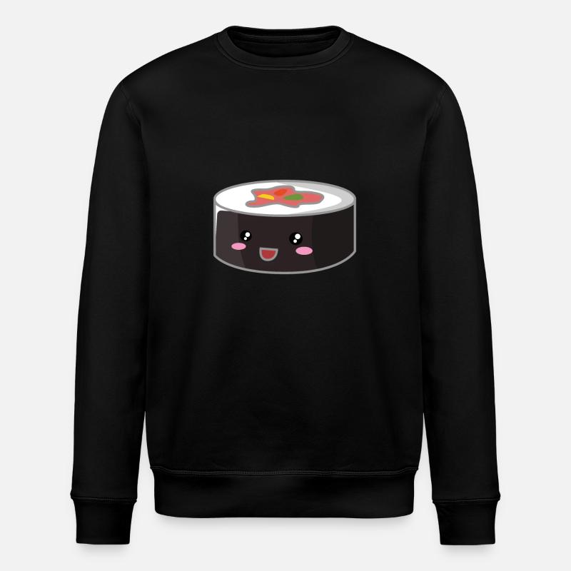 Sushi Roll / Rice / Japan - Stanley/Stella ROLLER Unisex Organic Sweatshirt - black