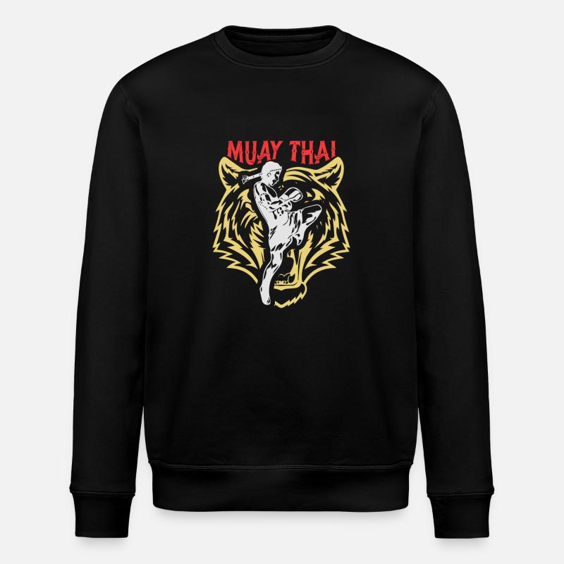 Muay Thai Boxe thaïlandaise - Sweat bio ROLLER Stanley/Stella Unisexe - noir