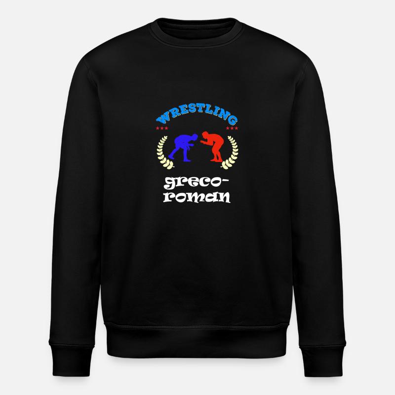 lutteur de lutte gréco-romaine - Sweat bio ROLLER Stanley/Stella Unisexe - noir