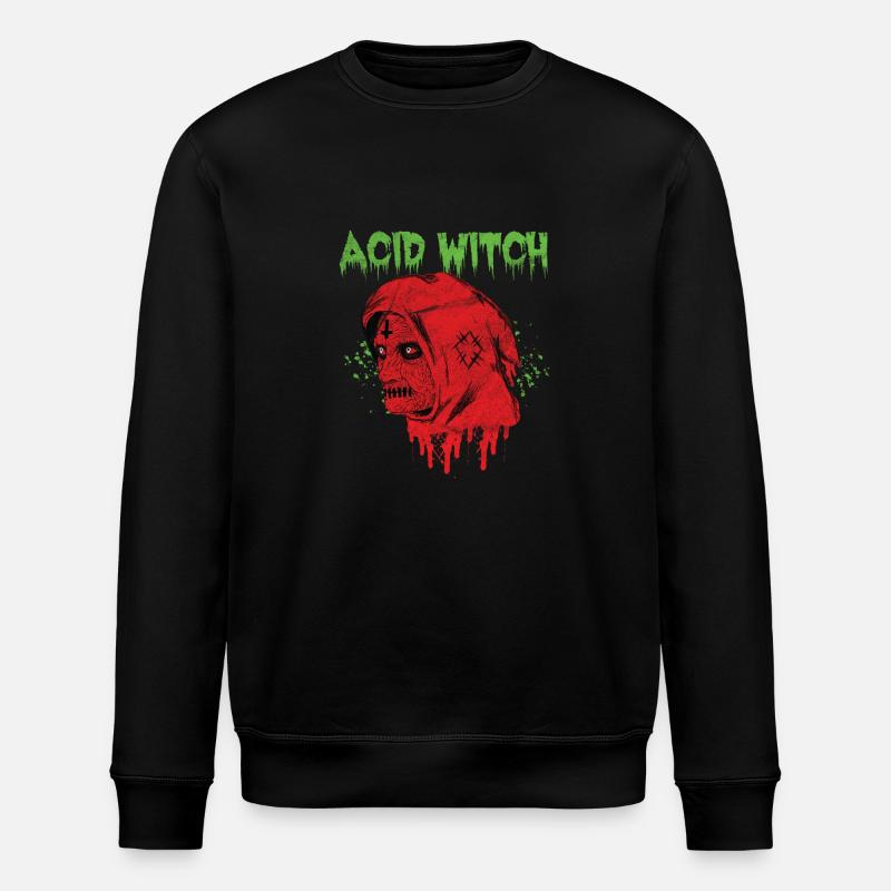 Witch - Acid witch grudge - Stanley/Stella ROLLER Unisex Organic Sweatshirt - black