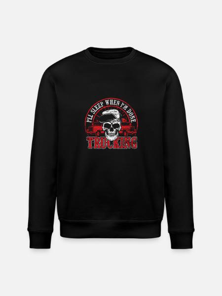 Truck driver - Stanley/Stella ROLLER Unisex Organic Sweatshirt - black