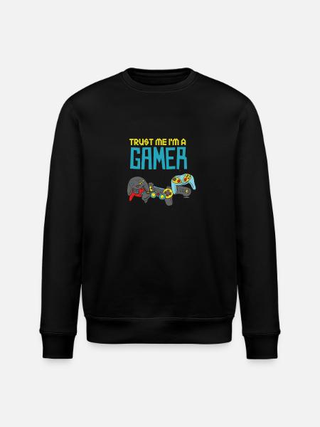 Trust Me I'm A Gamer - Stanley/Stella ROLLER Unisex Organic Sweatshirt - black