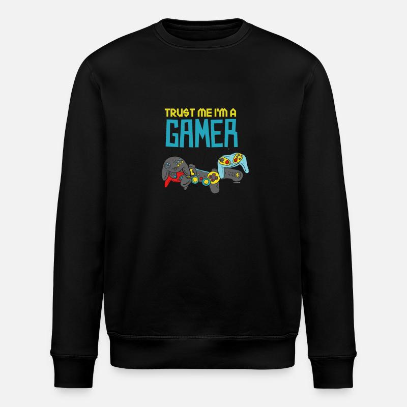 Trust Me I'm A Gamer - Stanley/Stella ROLLER Unisex Organic Sweatshirt - black