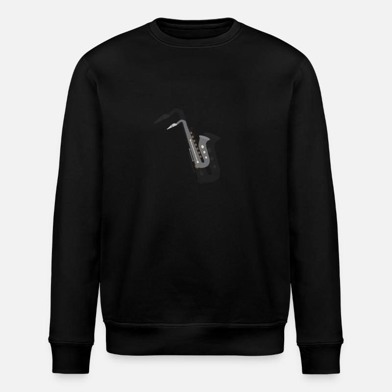 Saxophon Musikinstrument - Stanley/Stella Unisex Bio-Sweatshirt ROLLER - Schwarz
