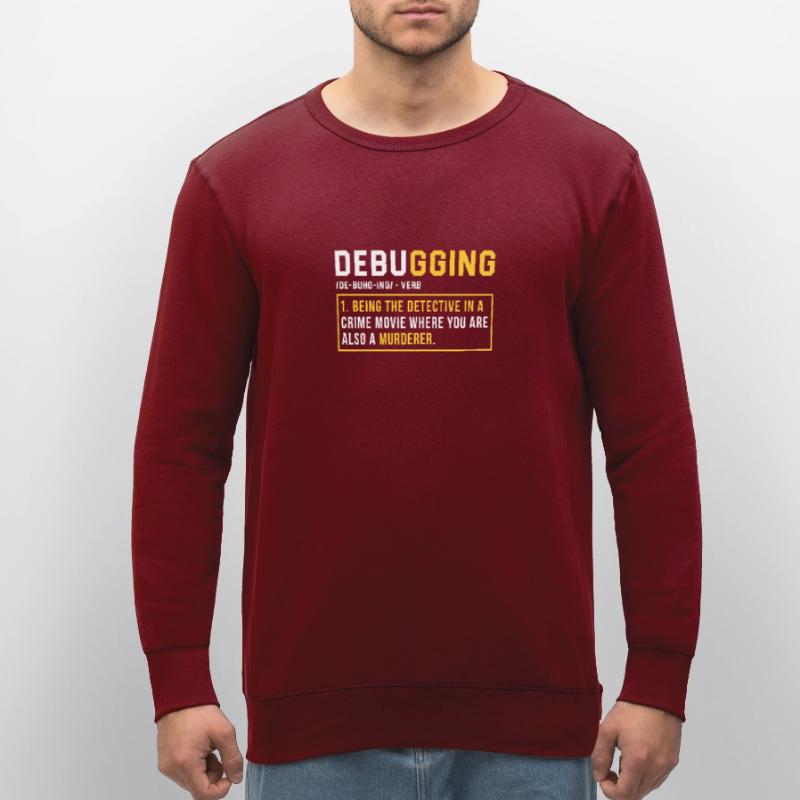 Debugging Programmieren Programmierer Geschenk Stanley/Stella Unisex Bio-Sweatshirt ROLLER