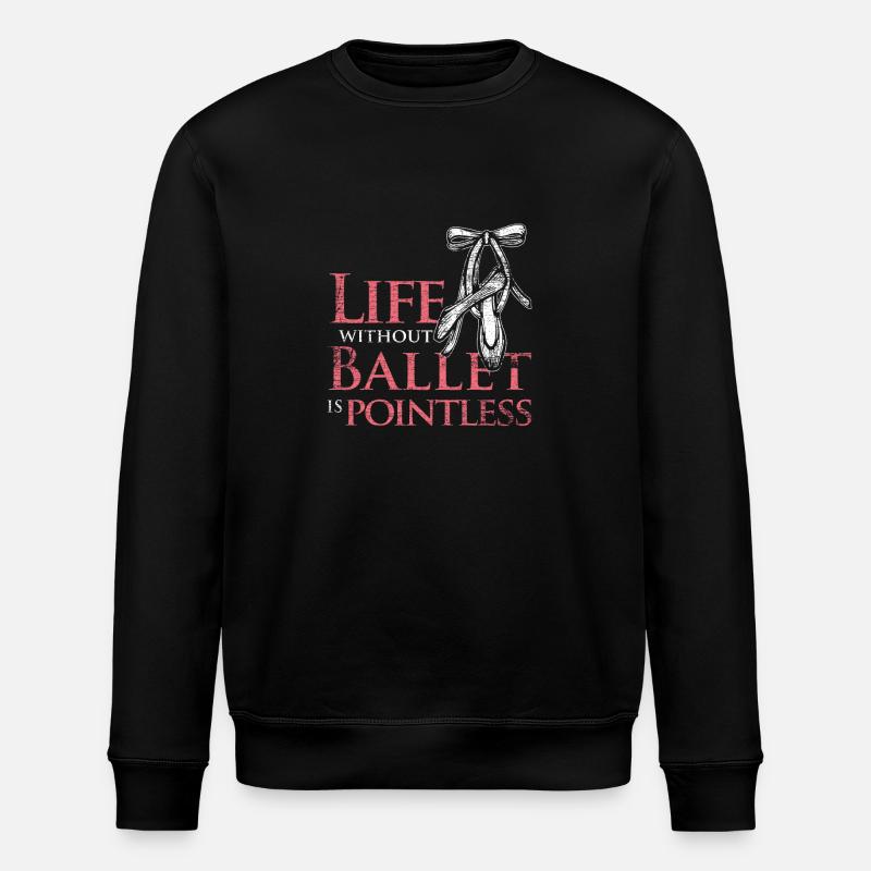 Ballett - Stanley/Stella Unisex Bio-Sweatshirt ROLLER - Schwarz