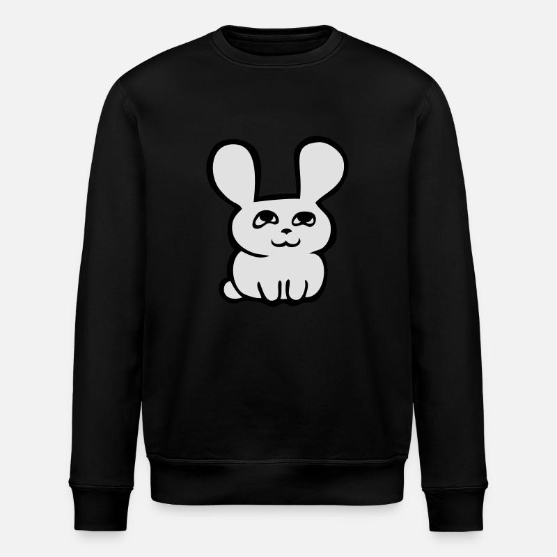 lapin bébé trop mignon - Sweat bio ROLLER Stanley/Stella Unisexe - noir