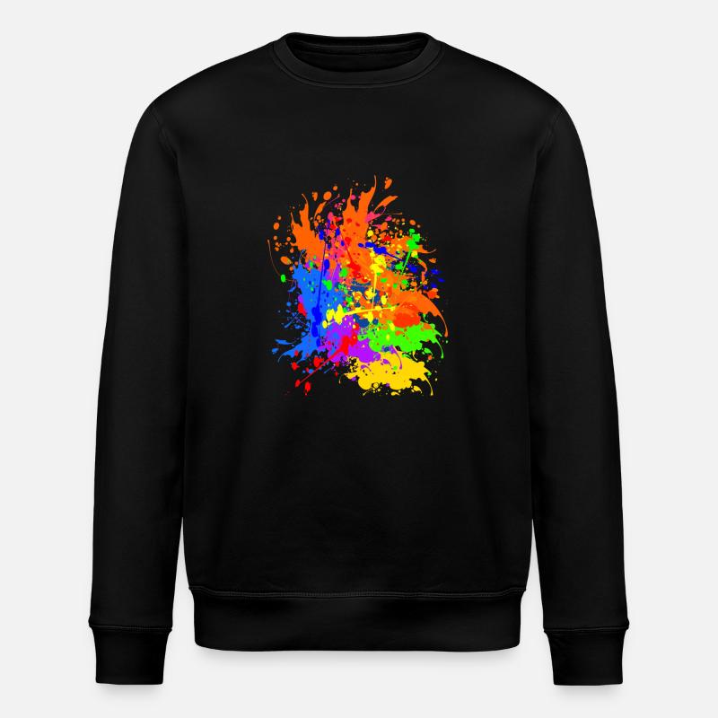 Splash - Stanley/Stella ROLLER Unisex Organic Sweatshirt - black