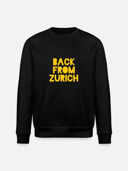 Zürich Zurich - Stanley/Stella ROLLER Unisex Organic Sweatshirt - black