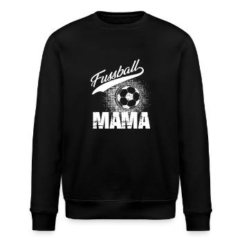 Fussball Mama - Stanley/Stella Unisex Bio-Sweatshirt ROLLER - Schwarz - Vorne - Nik (191cm)