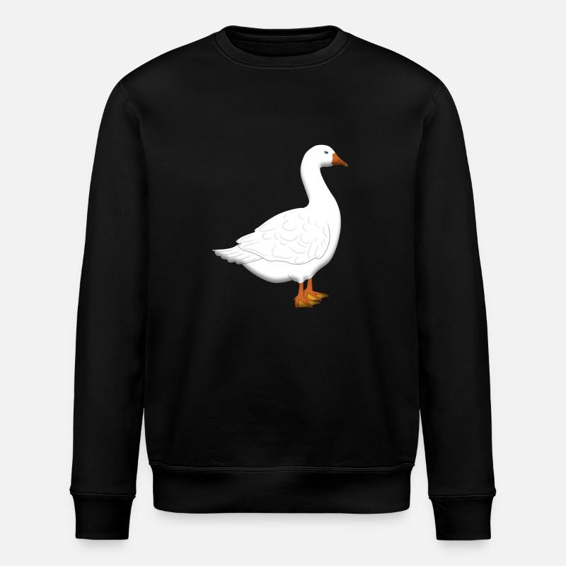 gans - Stanley/Stella Unisex Bio-Sweatshirt ROLLER - Schwarz