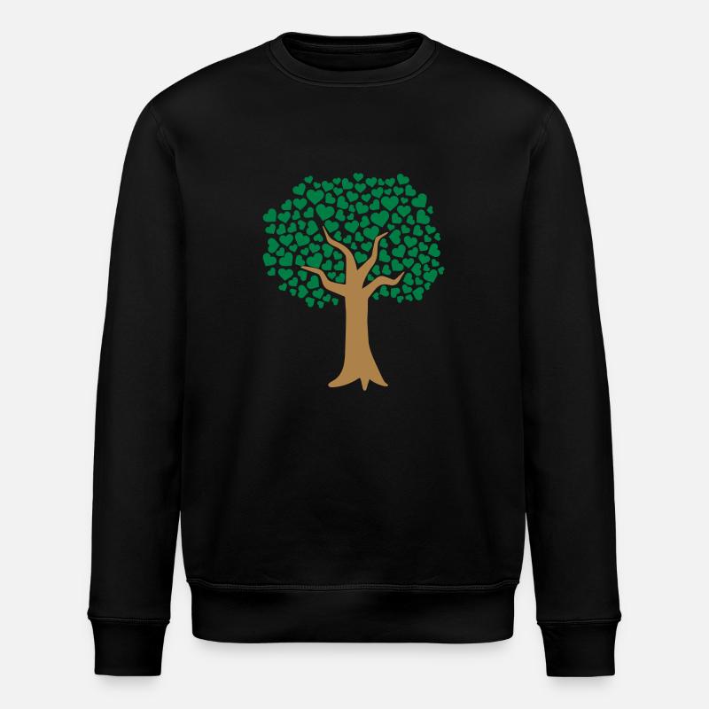 Tree - Stanley/Stella ROLLER Unisex Organic Sweatshirt - black